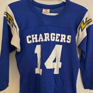 Real Vintage SanDiego Chargers Jersey youth sz 14-16 #vintage 80’s